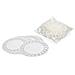 Confezione 250 Pizzi Bianchi Tondi 9 34091 - Foto miniatura 2