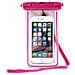 Cust Impermeabile Smartphones Up To 5.1'' con chiusura rigida e laccetto ? IPX8 - ROSA - Foto miniatura 3