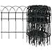 Recinzione per Giardino in Ferro Verniciato a Polvere 10x0,4 m - Foto miniatura 1