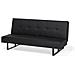 Divano Letto In Pelle Sintetica Nera Derby Piccolo - Foto miniatura 2