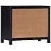 Credenza Intagliata A Mano Grigia 75x35x60cm In Mango Massello - Foto miniatura 7