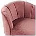 Chaise Longue Sinistra In Velluto Rosa Allier - Foto miniatura 10