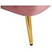 Chaise Longue Sinistra In Velluto Rosa Allier - Foto miniatura 13