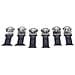 Best Of E-cut Set Di 6 Lame Starlock Max Wood & Metal (35222967050) - Per Utensile Ad Oscillazione Multimaster - Foto miniatura 1