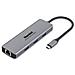 Docking Station Universale per Notebook PD200 5x USB 3.2 / HDMI / RJ-45 Monitor 4K Grigio + Power Delivery 87W - Foto miniatura 1