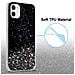 Custodia Compatibile Con Apple Iphone 11 Pro In Nero Con Glitter - Coperchio Protettivo In Silicone Tpu Flessibile Con Glitter Scintillanti - Foto miniatura 4