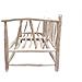Poltrona 3 Posti In Teak Naturale Con Cuscino Tika - Foto miniatura 3