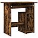 Scrivania Rovere Fumo 80x45x74 Cm In Legno Multistrato - Foto miniatura 1