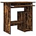 Scrivania Rovere Fumo 80x45x74 Cm In Legno Multistrato - Foto miniatura 3