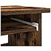 Scrivania Rovere Fumo 80x45x74 Cm In Legno Multistrato - Foto miniatura 10