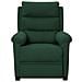 Poltrona Reclinabile Verde Scuro In Tessuto - Foto miniatura 2