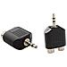 To-ad-104 Adattatore Audio Jack 3,5mm Maschio To 2x Rca Femmina Black - Foto miniatura 1