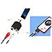 To-ad-104 Adattatore Audio Jack 3,5mm Maschio To 2x Rca Femmina Black - Foto miniatura 3