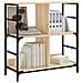 Libreria Rovere Sonoma 78,5x33x82 Cm In Legno Multistrato - Foto miniatura 3