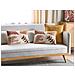 Set Di 2 Cuscini Camassia Cotone 30 X 50 Cm Astratto Trapuntato Beige - Foto miniatura 1