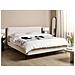 Letto Tessuto Corio 180 X 200 Cm Beige Chiaro - Foto miniatura 1