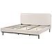 Letto Tessuto Corio 180 X 200 Cm Beige Chiaro - Foto miniatura 8