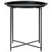 Tavolino Bastia - Nero - Metallo - 47x47x50 Cm - Foto miniatura 3