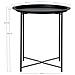 Tavolino Bastia - Nero - Metallo - 47x47x50 Cm - Foto miniatura 4