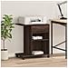 Supporto Per Stampante Con Ruote Rovere Marrone 60x40x68,5 Cm - Foto miniatura 3