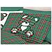 Completo Lenzuola Linea Pensieri Delicati 100% Cotone Disegno Orsetto Tartan Piazza E Mezza Verde - Foto miniatura 5