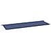 Cuscino Panca Da Giardino Blu Marino 150x50x3 Cm Tessuto Oxford - Foto miniatura 2