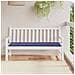 Cuscino Panca Da Giardino Blu Marino 150x50x3 Cm Tessuto Oxford - Foto miniatura 1