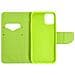 Custodia A Libro Book Cover Case Per Apple Iphone 16 Pro Max Navy-lime - Foto miniatura 4