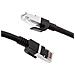 Cavo Ethernet Rj45 Cat8 S /ftp Maschio A Maschio Ad Alta Velocità 1,5 M, Nero - Foto miniatura 6