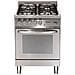 Cucina Elettrica P66GVT /CI 4 Fuochi a Gas Forno Elettrico Multifunzione Ventilato Dimensioni 60 cm Colore Acciaio Inox - Foto miniatura 1