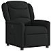 Poltrona Reclinabile In Tessuto Nero - Foto miniatura 2
