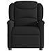 Poltrona Reclinabile In Tessuto Nero - Foto miniatura 3