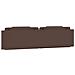 Lusso Casadino -  Cuscino Testiera Viana Marrone 200 Cm In Similpelle - Foto miniatura 6