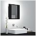Lusso Casadino -  Armadietto A Specchio Con Luci Led Nero 40x12x45 Cm In Acrilico - Foto miniatura 8