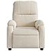 Poltrona Reclinabile Massaggiante Elettrica Beige Microfibra - Foto miniatura 9