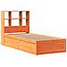 Giroletto senza Materasso Marrone Cera 100x200 cm Legno di Pino - Foto miniatura 3