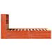 Giroletto senza Materasso Marrone Cera 100x200 cm Legno di Pino - Foto miniatura 6