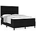 Letto a Molle Nero 140x200 cm Tessuto - Foto miniatura 4