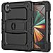 Custodia Per Ipad Pro 3/2/1 11” Con Supporto E Alloggiamento Per Stilo Nera - Foto miniatura 1
