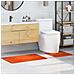 Tappeto da bagno 2 pcs Arancione 50 x 50 cm Polipropilene - Foto miniatura 2