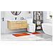 Tappeto da bagno 2 pcs Arancione 50 x 50 cm Polipropilene - Foto miniatura 4