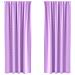Tende con tende 2 pcs Viola Poliestere - Foto miniatura 1