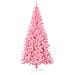 Albero Di Natale Artificiale Sottile Con Base Rosa 210 Cm Pvc - Foto miniatura 3