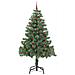 Albero di Natale con 300 LED con supporto Verde 210 cm PVC - Foto miniatura 4