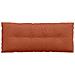Cuscino per Schiena Rosso Arancio 120 x 50 cm Tessuto in Cords - Foto miniatura 6