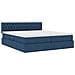 Letto con luci a strisce a LED Blu 180 x 200 cm Tessuto - Foto miniatura 7