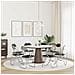 Sedia pieghevole 8 pcs Nero e Grigio 48 x 43,5 x 81 cm - Foto miniatura 4
