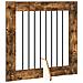 Cancello per cani con supporti 2 pcs Rovere Fumo 80 x 80 cm - Foto miniatura 5