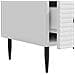Mobile TV Bianco Lucido 147 x 34,5 x 30 cm Legno ingegnerizzato - Foto miniatura 7