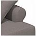 Loveseat con bottoni imbottiti Tortora 120 x 65 x 79 cm Tessuto - Foto miniatura 6